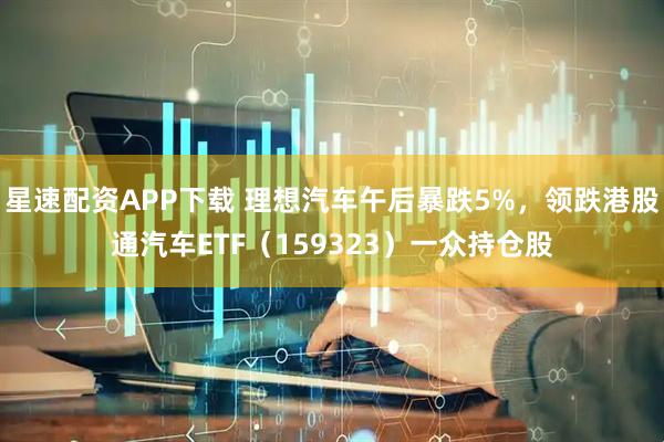 星速配资APP下载 理想汽车午后暴跌5%，领跌港股通汽车ETF（159323）一众持仓股